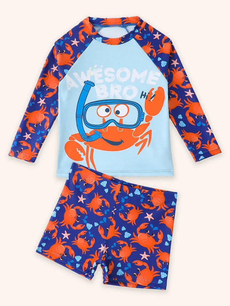 Cartoon Crab Swim Set