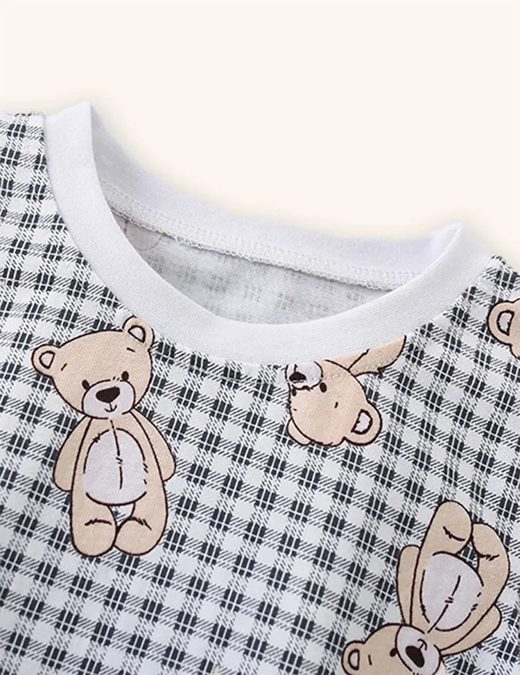 Cute Bear Printed T-shirt