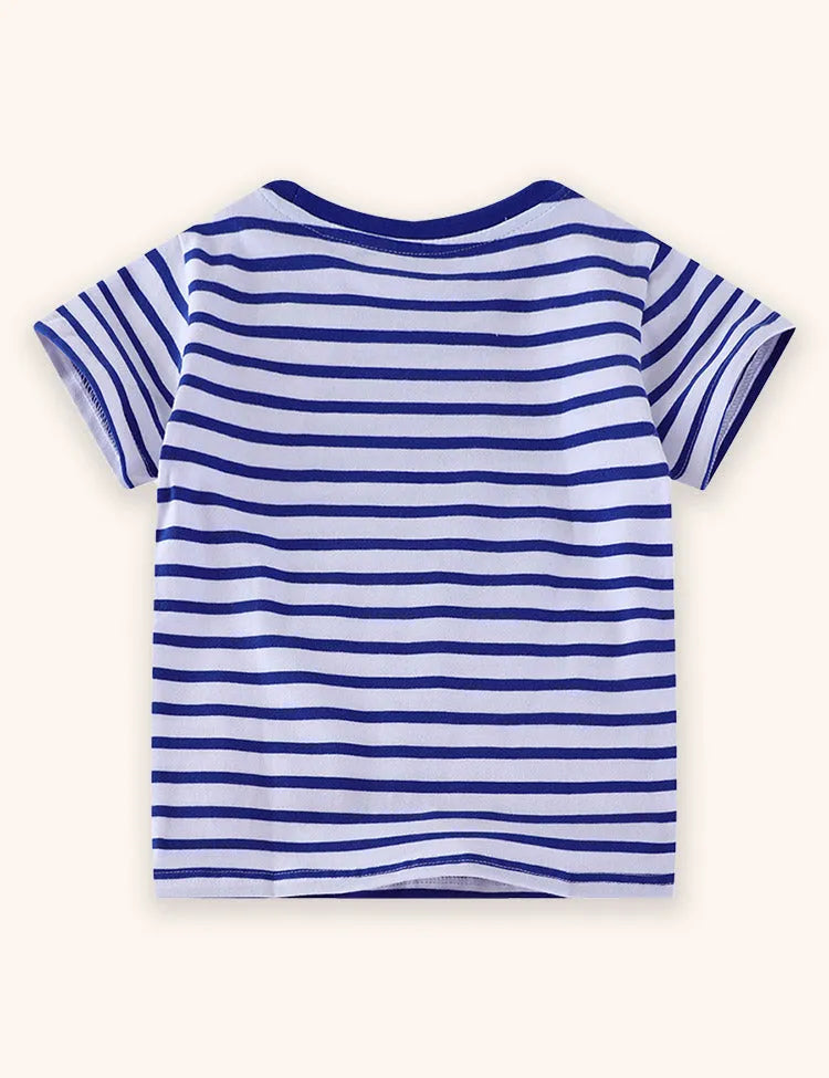 Excavator Applique T-Shirt