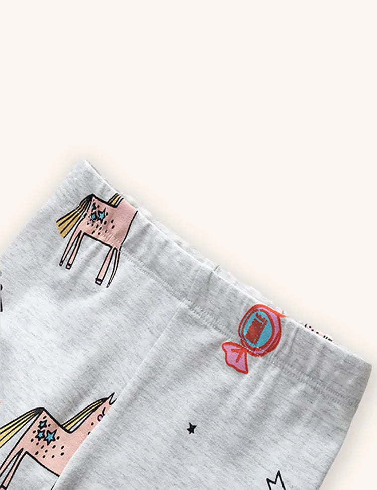 Unicorn Rainbow Printed Leggings