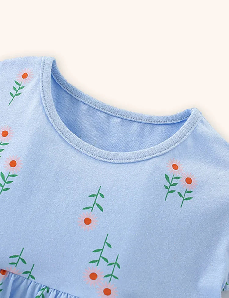 Cute Flower Printed Set