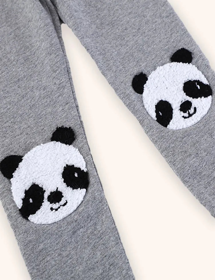 Panda Applique Leggings