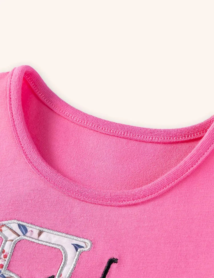 Cartoon Car Applique Dress