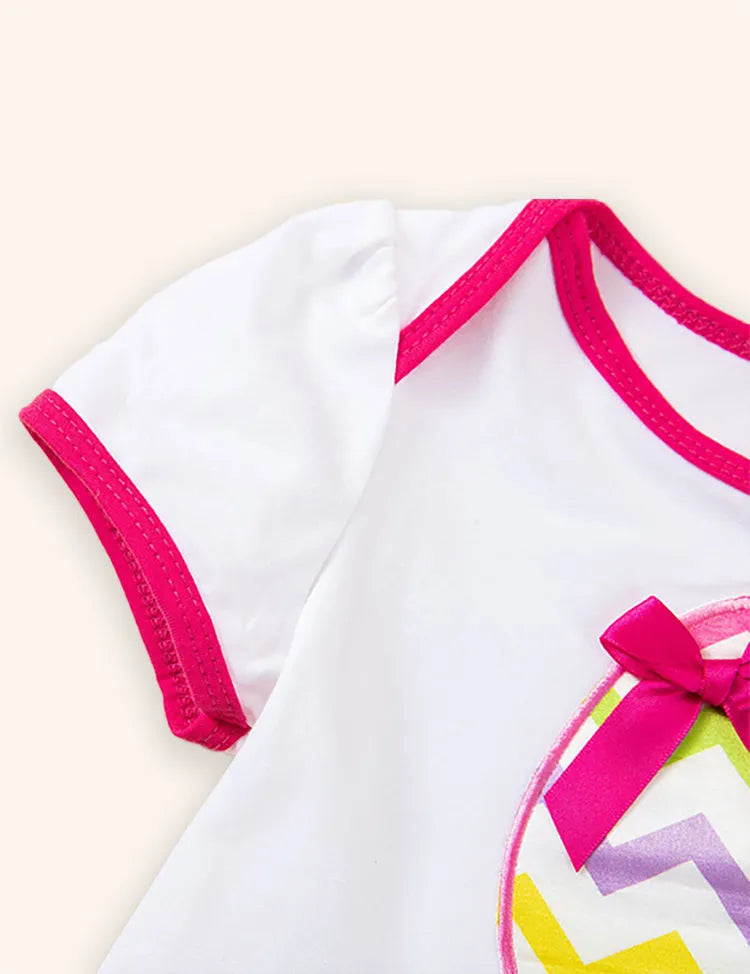 Easter Cartoon Printed Skirt Set