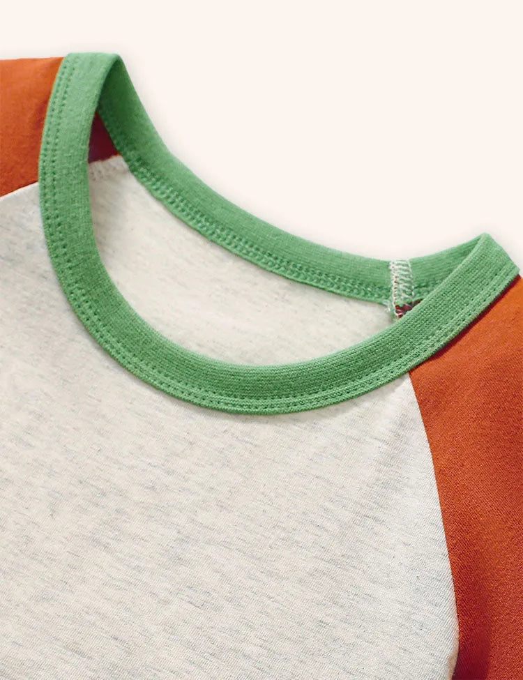 Cartoon Car Applique T-Shirt