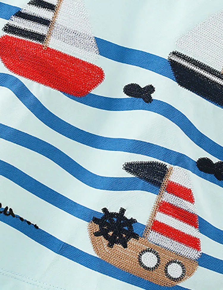 Sailing Applique T-shirt