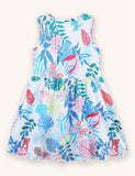Fresh Leaf Printed Dress