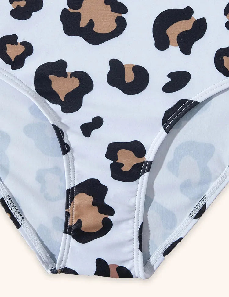 Leopard Print One-piece Swimsuit