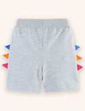 Dinosaur Teeth Cotton Shorts