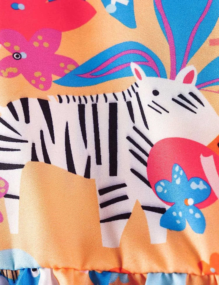 Animal&Plant Printed Dress