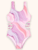 Tie-dye Printed One-piece Swimsuit