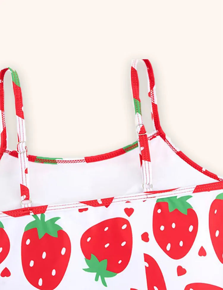 Strawberry Printed Swimsuit