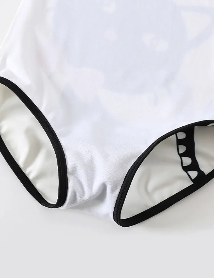 Cute Black Cat Swimsuit