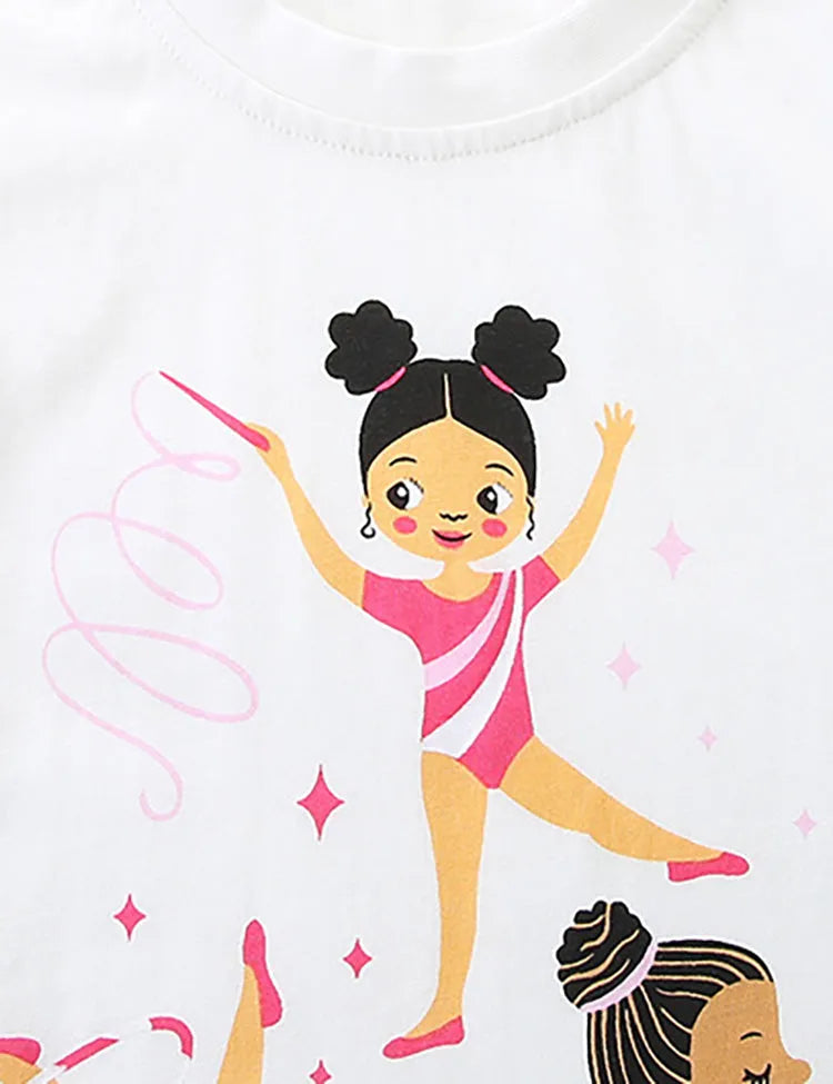 Dancing Princess Printed T-shirt