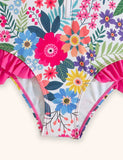 Flower Printed Swimsuit