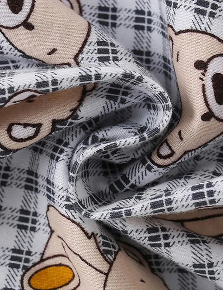 Cute Bear Printed T-shirt