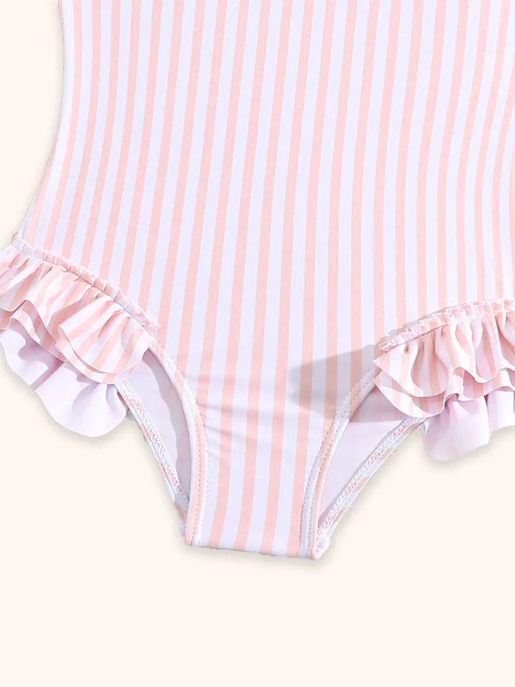 Striped One-piece Swimsuit