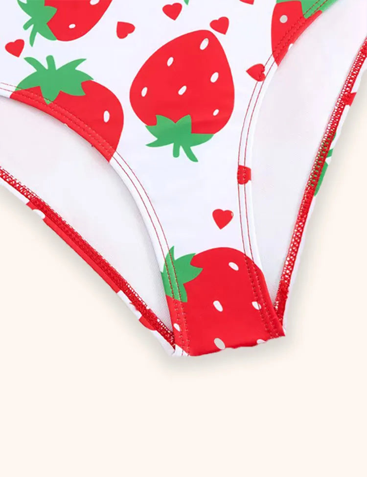 Strawberry Printed Swimsuit