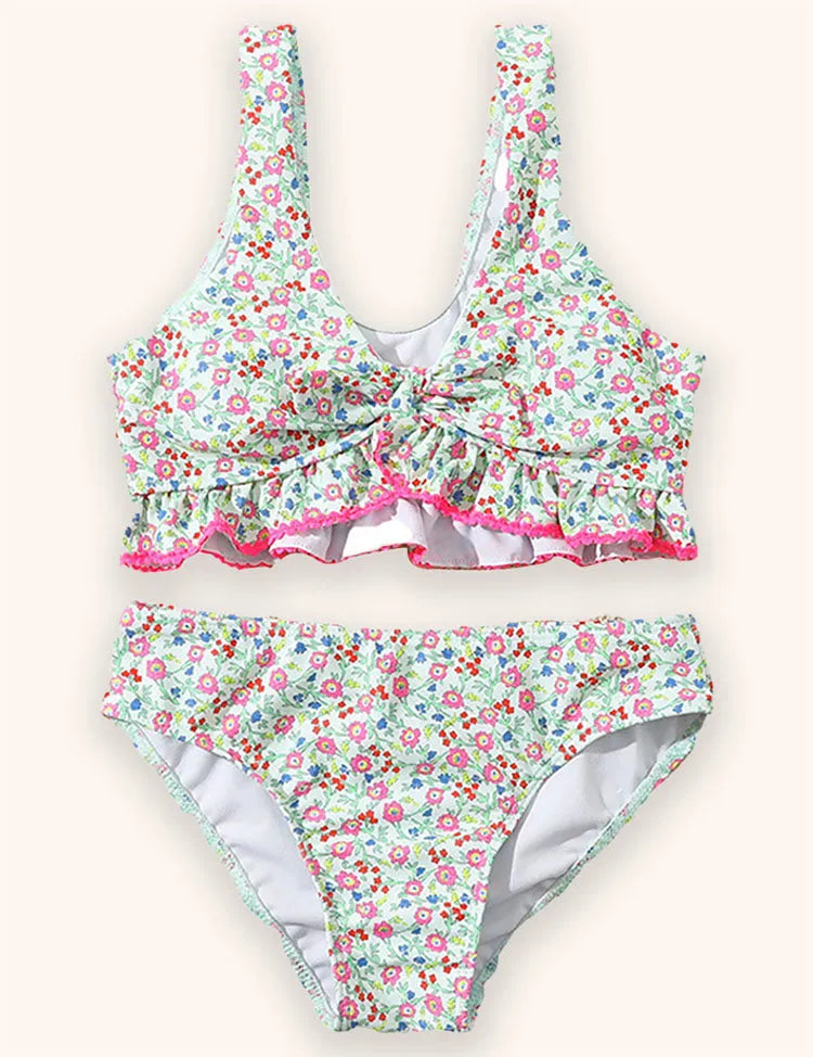 Floral Printed Bikini Swimsuit
