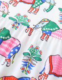 Elephant Printed Dress