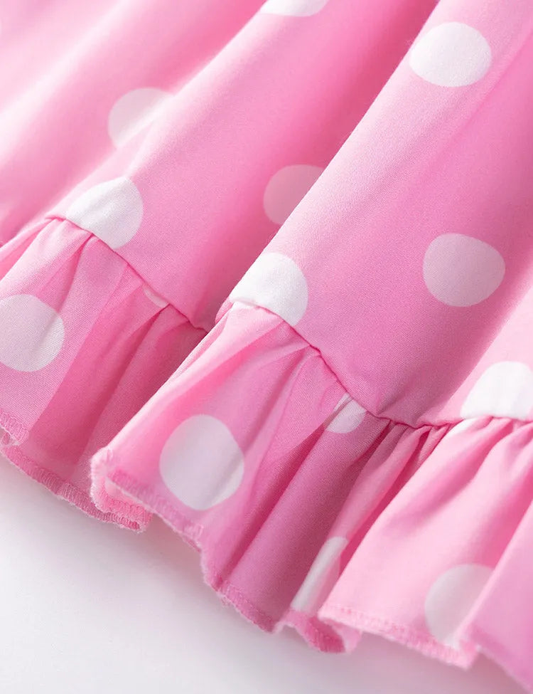 Baby Elephant Bow Printed Dress