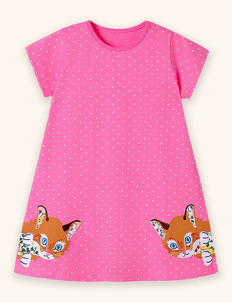 Fox Applique Dress