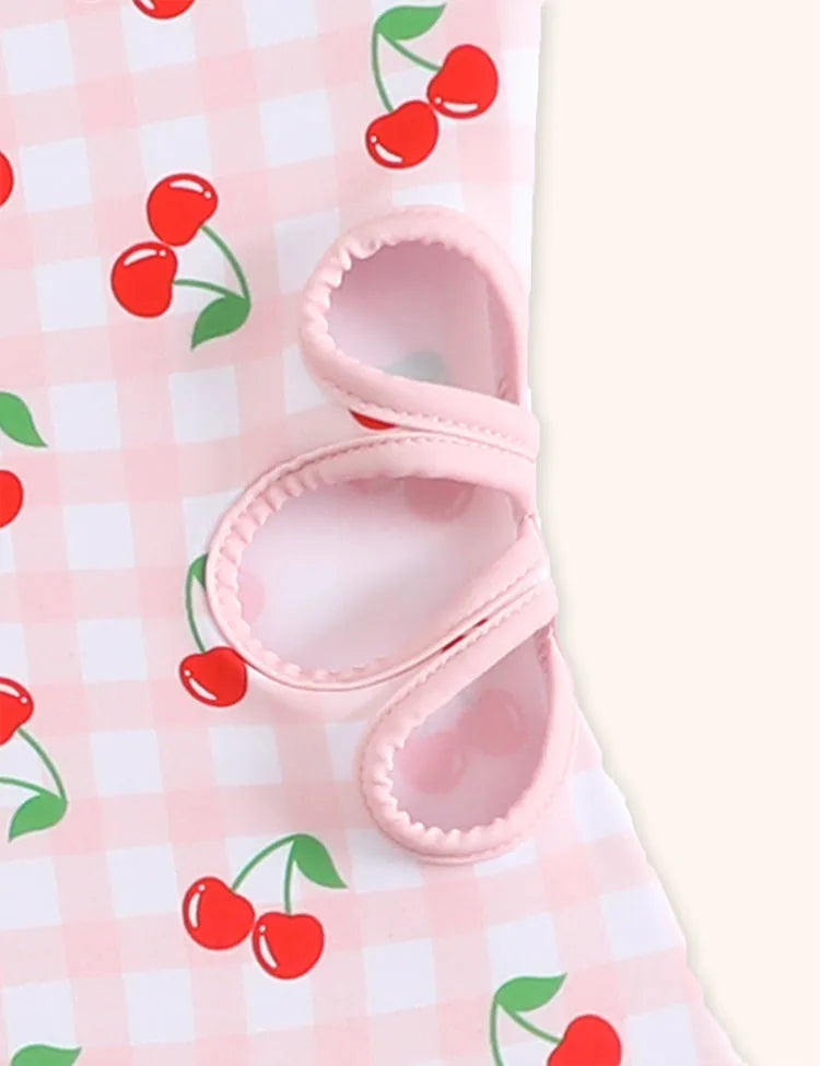Cute Cherry Printed Swimsuit