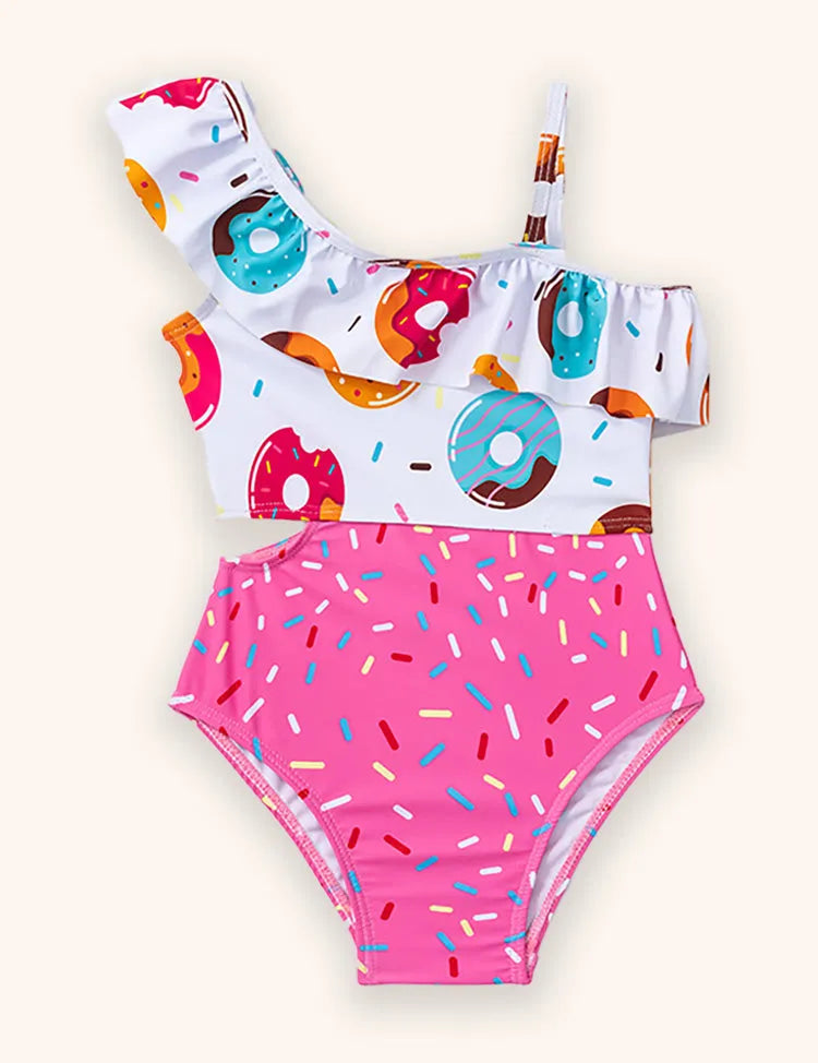 Cute Cartoon Print Swimsuit