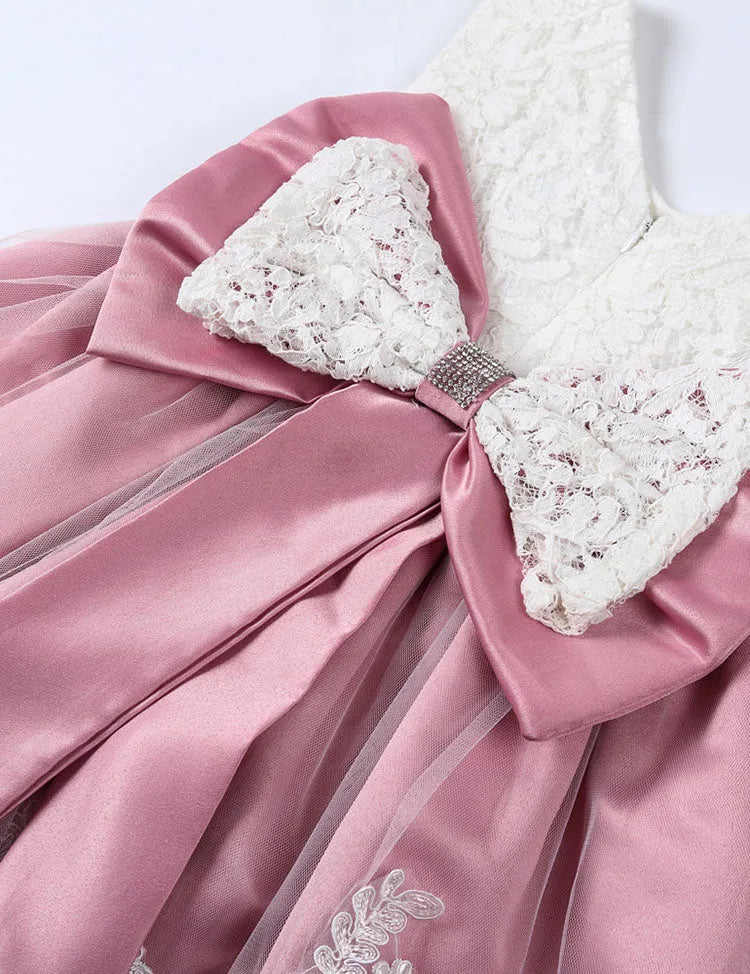 Bow Tutu Lace Dress