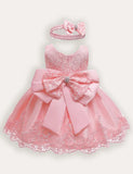 Bow Tutu Lace Dress