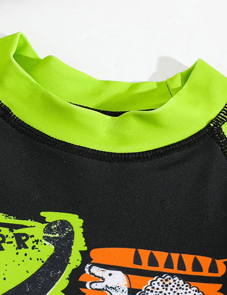 Dinosaur Printed Swimsuit