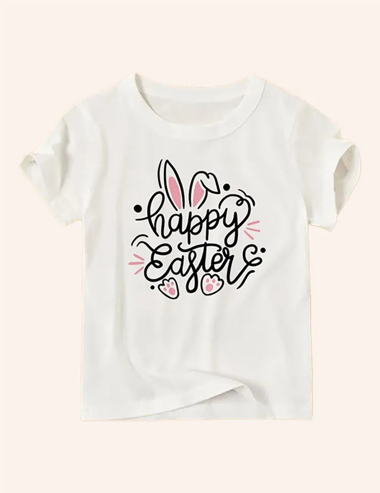 Easter Cartoon Printed T-Shirt