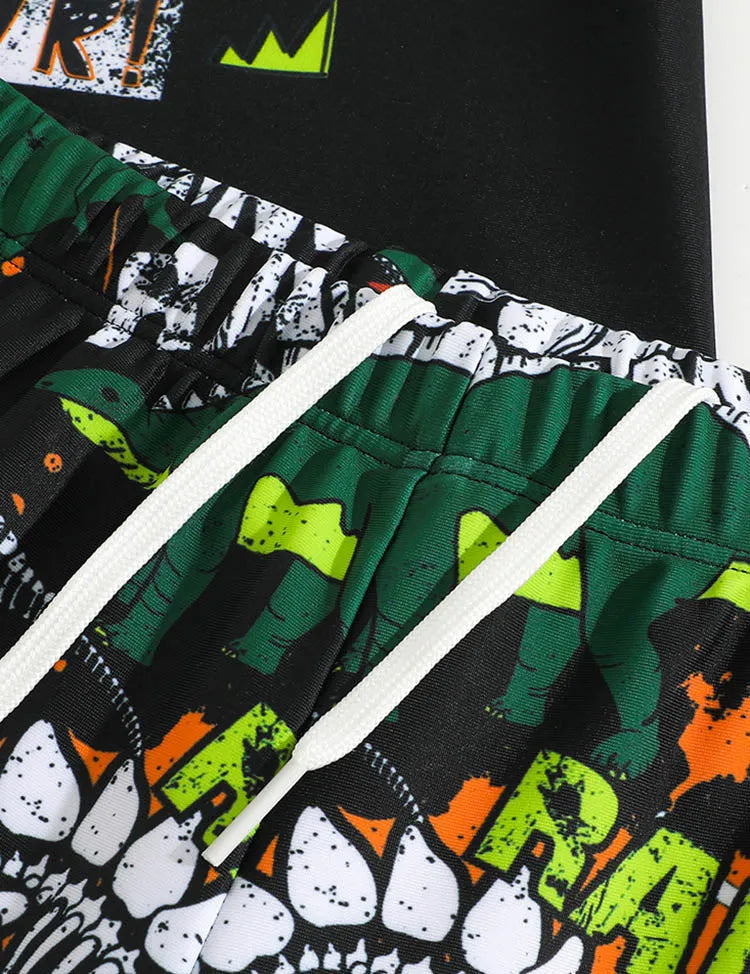 Dinosaur Printed Swimsuit