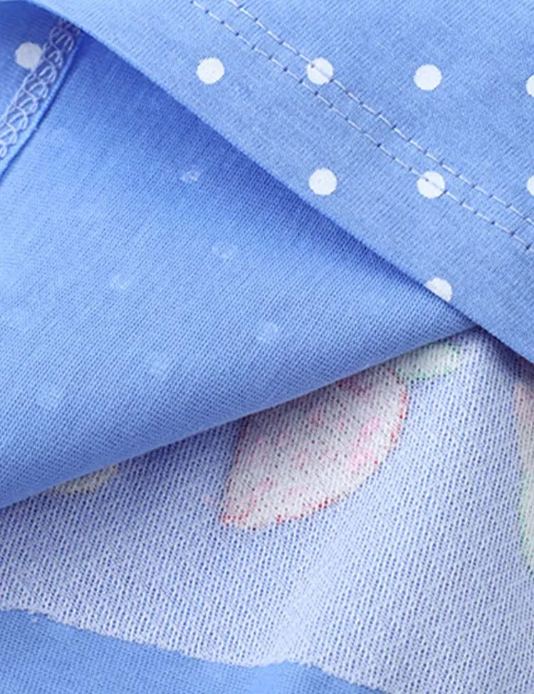 Cartoon Mouse Appliqué Dotted Dress