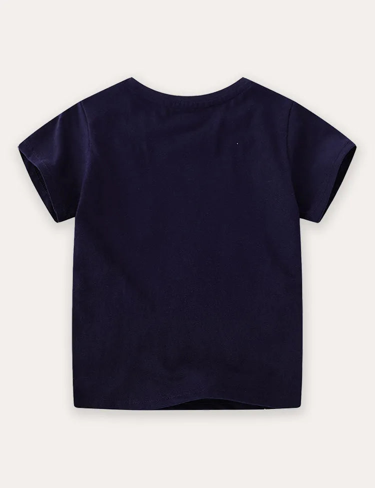 Luminous Dinosaur Short-sleeved T-shirt