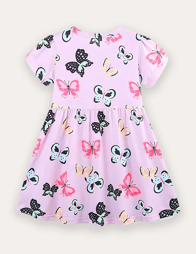 Butterfly Print Dress