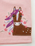 Horse Applique Shorts