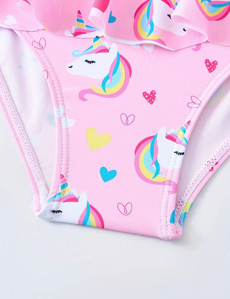 Unicorn Print Swimsuit