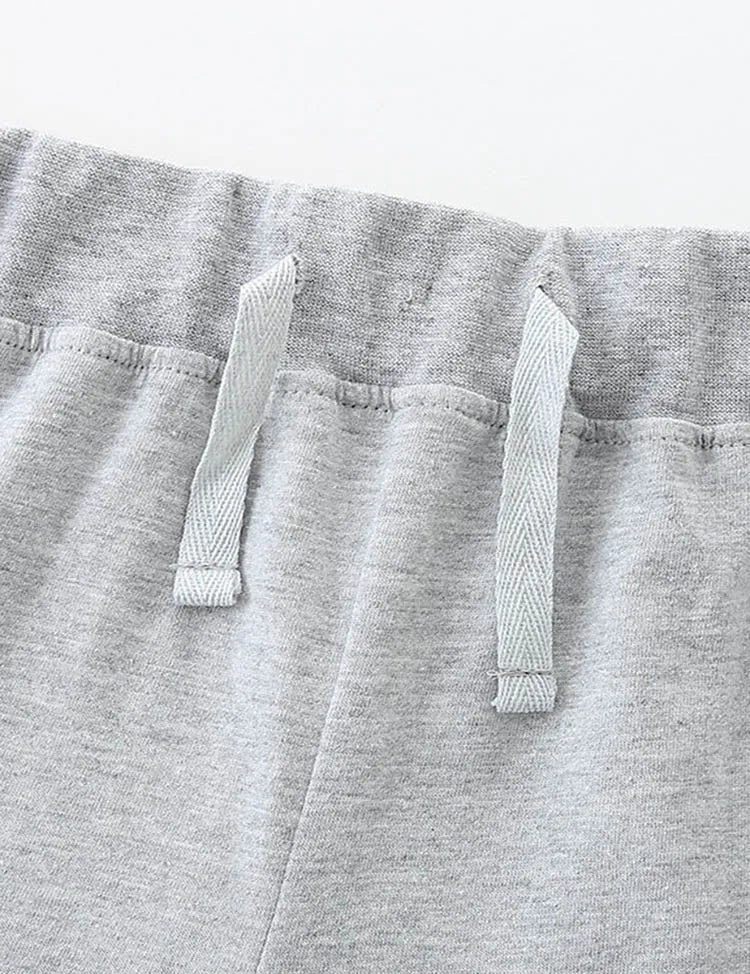 Cartoon Shark Print Short Sleeve T-Shirt and Shorts Set