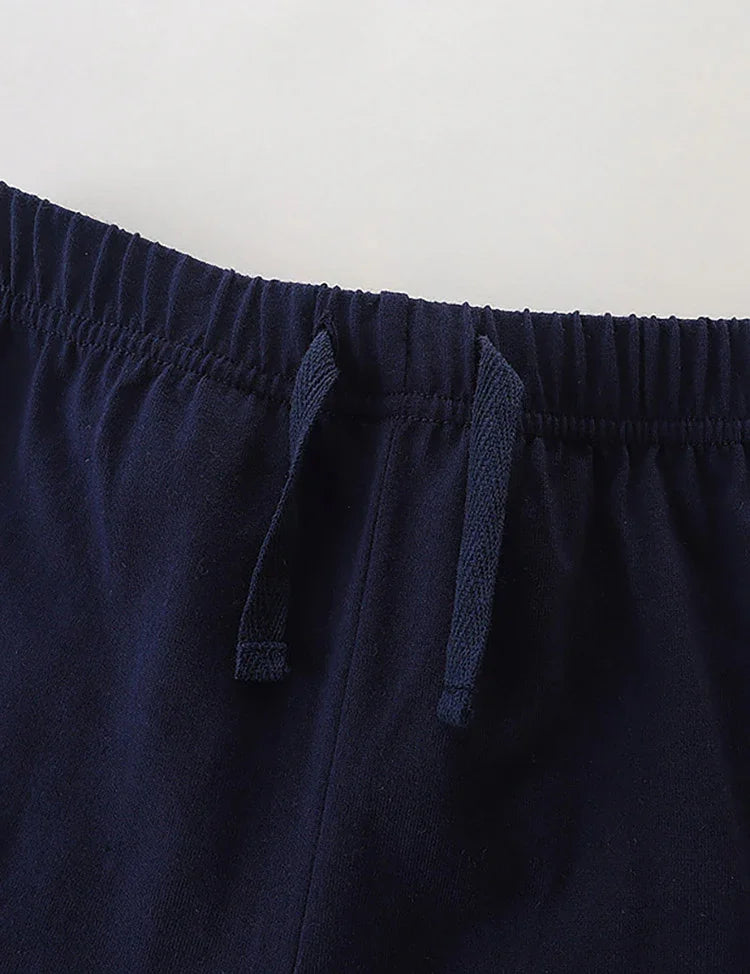 Cartoon Printing Short Sleeve T-Shirt and Shorts Set