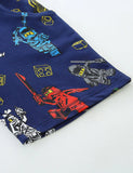 Cartoon Printed Cotton Shorts