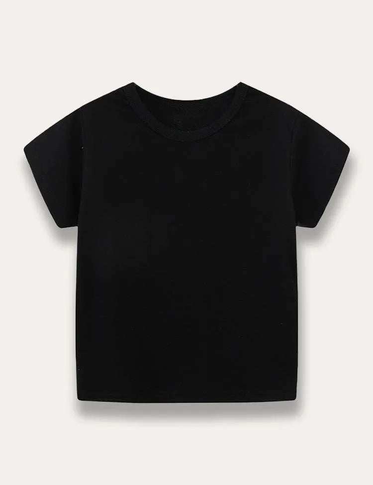 Solid Cotton T-Shirt - Mini Taylor