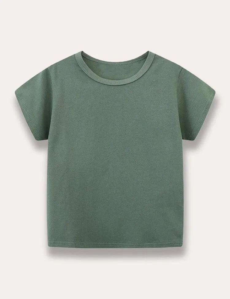 Solid Cotton T-Shirt - Mini Taylor
