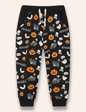 Halloween Spooky Pumpkin Printed Pants