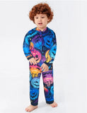 Halloween Multi Pumpkin Printed Family Matching Pajamas