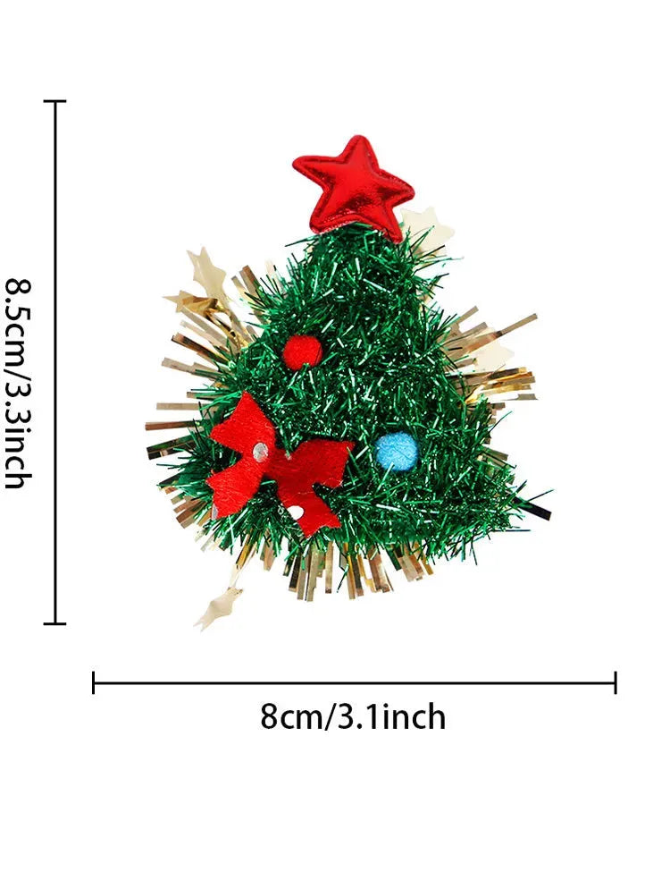 2PCS Christmas Tree Hairpins