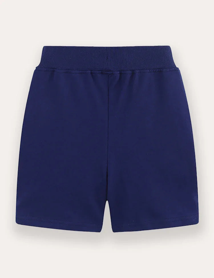 Lizard Embroidered Shorts