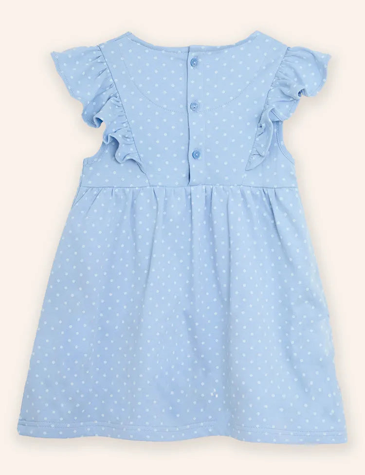 Flower Princess Applique Dress