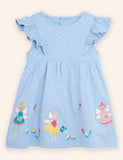 Flower Princess Applique Dress