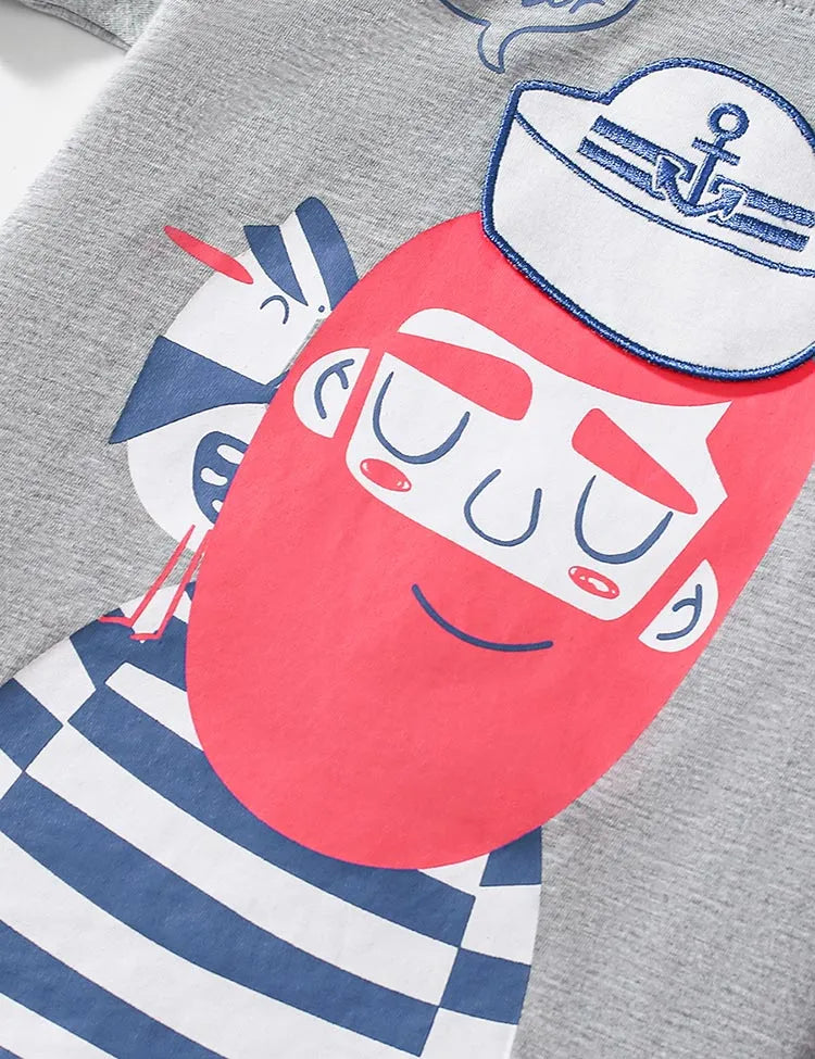 Sailor Short Sleeve T-Shirt and Shorts Set